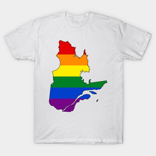 Quebec Pride T-Shirt by somekindofguru